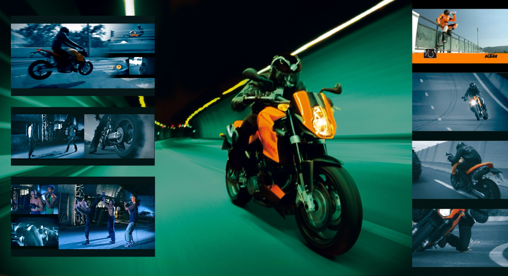 KTM Super Duke video shoot — performance riding by Yacouba Galle