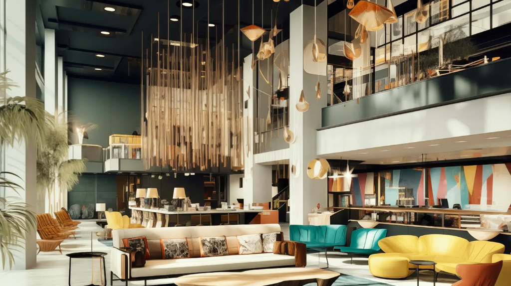 Hotel Lobby — Interior Design by Yacouba Galle Luxury hotel lobby — interior & hospitality design by Yacouba Galle